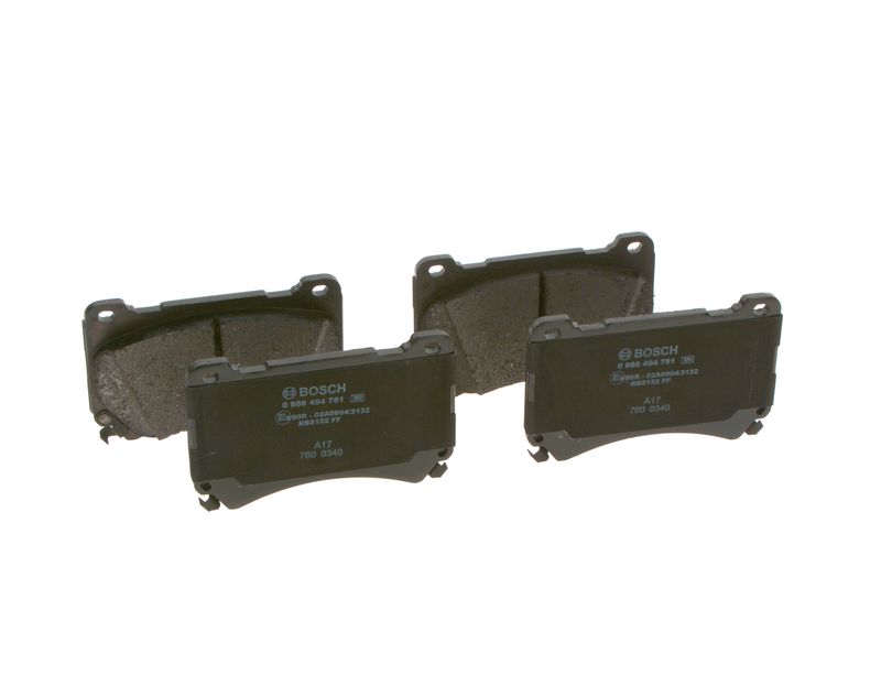 BOSCH 0 986 494 781 Stabdžių trinkelių rinkinys, diskinis stabdys
