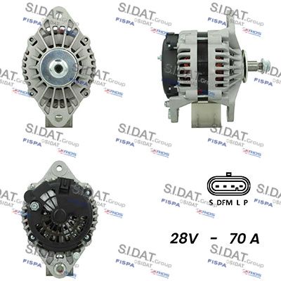 SIDAT generátor A24DR0075