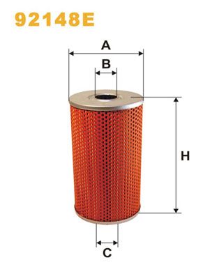 Фільтр, гідравлічна система привода робочого обладнання, Wix Filters 92148E