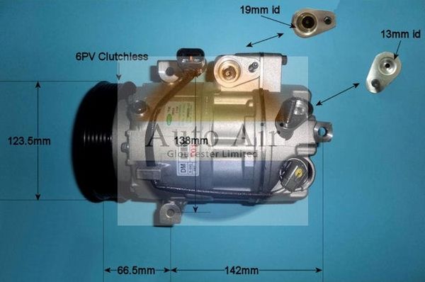 Auto Air Gloucester Compressor, air conditioning 14-1515