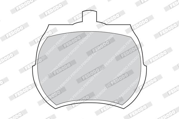 FERODO FDB824 Brake Pad Set, disc brake