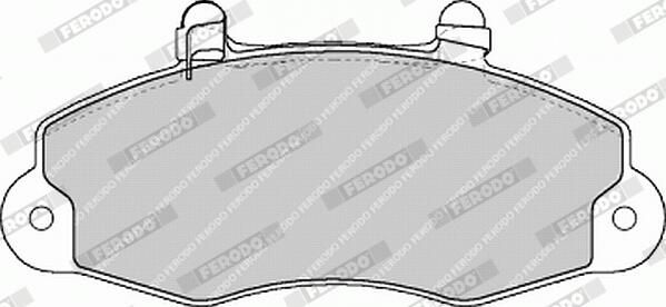 FERODO FVR1338 Brake Pad Set, disc brake