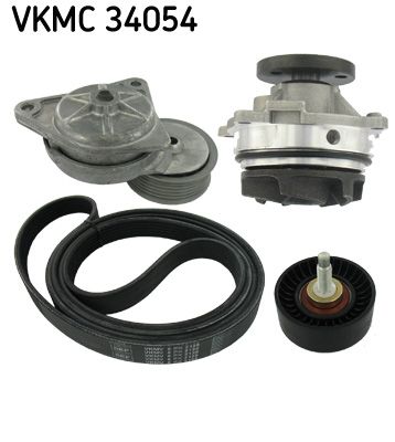 SKF Vízszivattyú + bordásszíjkészlet VKMC 34054