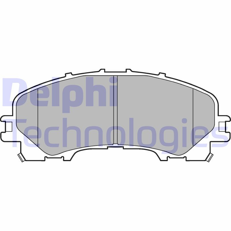 DELPHI LP3183 Колодки тормозные (передние) Nissan X-Trail/Infiniti Q50 13-/Renault Koleos 16-