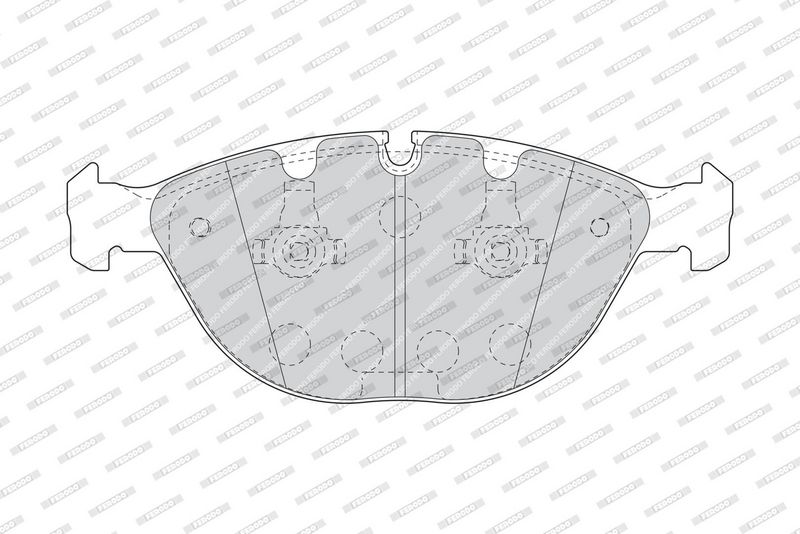 FERODO Plaquettes de frein à disque FDB1618