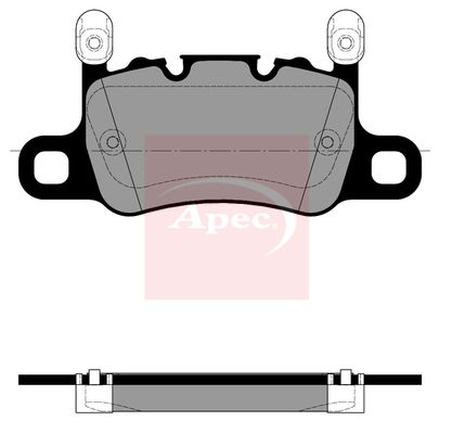 APEC Brake Pad Set, disc brake PAD2575