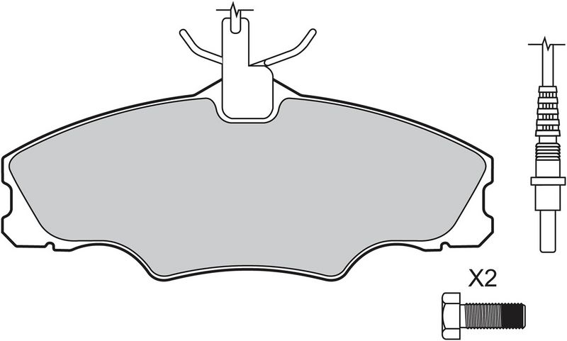 Juego de pastillas de freno