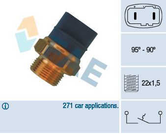 FAE hőkapcsoló, hűtőventilátor 36370