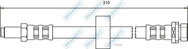 APEC Brake Hose BHO4209