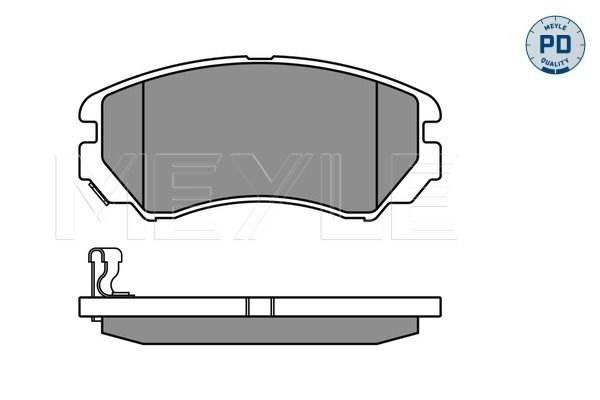 MEYLE 025 238 9116/PD Brake Pad Set, disc brake