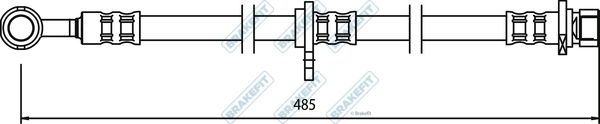 APEC Brake Hose BHO4212