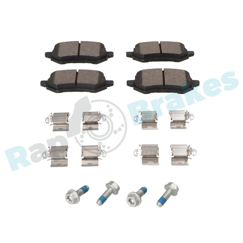 RAP BRAKES R-P1708 Brake Pad Set, disc brake