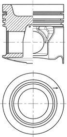 Product Image - Zuiger - 41791600 - KOLBENSCHMIDT