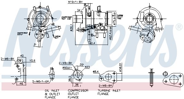 NISSENS 93234 Charger, charging (supercharged/turbocharged)