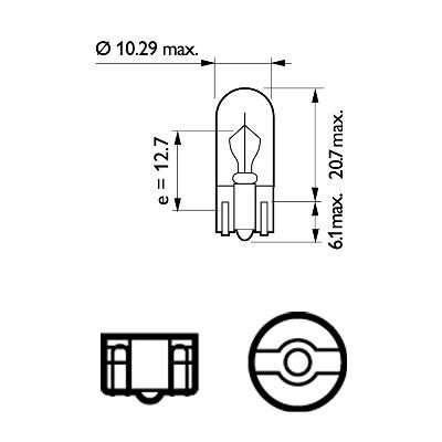 Лампа розжарювання, вказівник повороту, Philips 12256CP