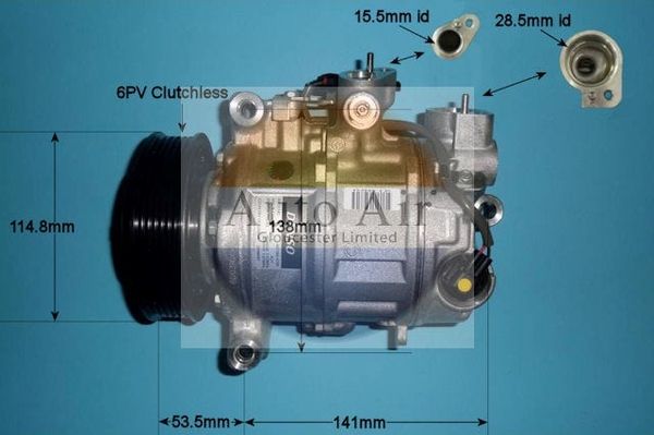 Auto Air Gloucester 14-0090 Compressor, air conditioning