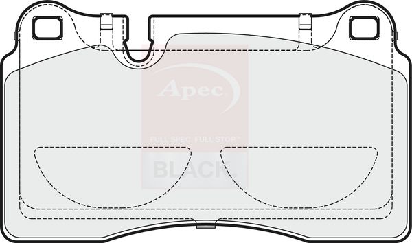 APEC Brake Pad Set, disc brake PAD1891B