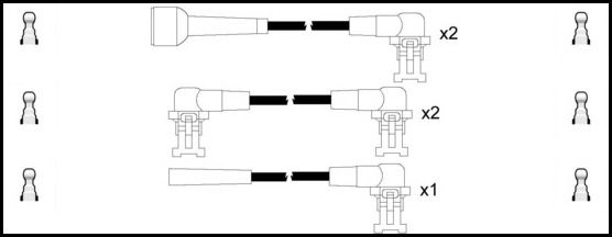 Juego de cables de encendido