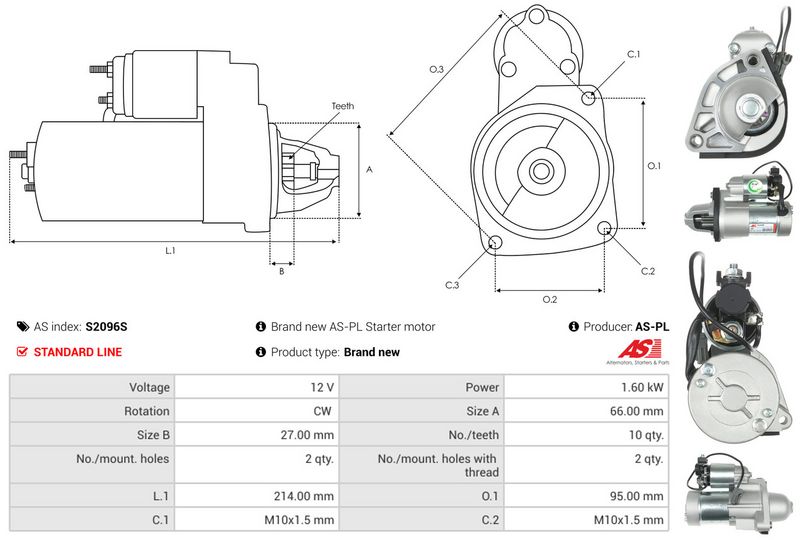 AS-PL S2096S Starter