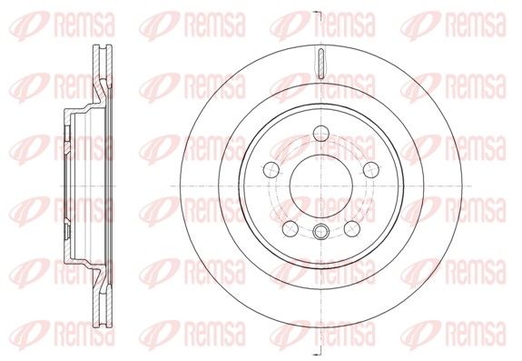 Гальмівний диск, Remsa 61632.10