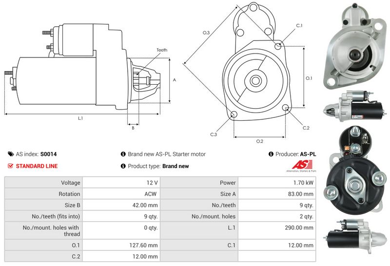 AS-PL S0014 Starter