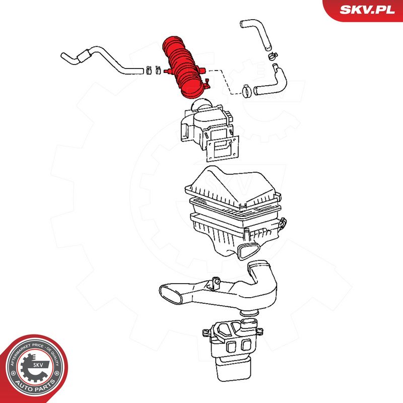 Õhutoru, õhufilter, ESEN SKV 24SKV489
