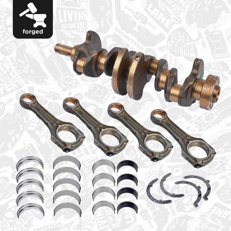 ET ENGINETEAM HK0204KS - Repair Kit, crankshaft