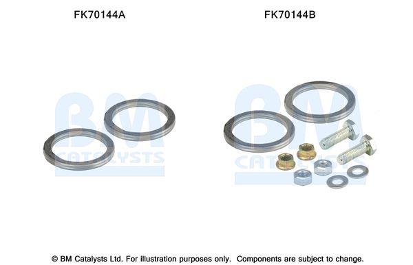 BM CATALYSTS szerelőkészlet, kipufogócső FK70144