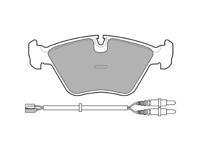 DELPHI LP906 Brake Pad Set, disc brake