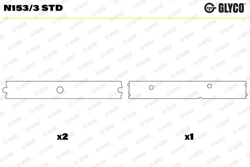 Support+d'arbre+à+came GLYCO N153/3 STD
