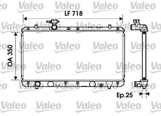 VALEO Radiateur 734164