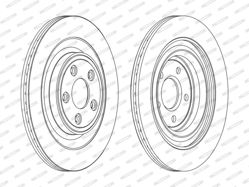 Disque+de+frein FERODO DDF1703C