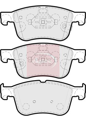 APEC Brake Pad Set, disc brake PAD2283