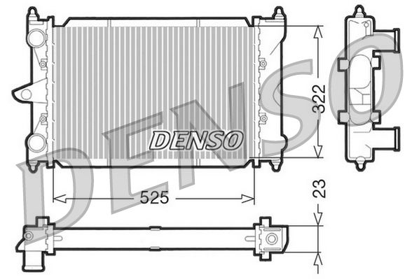 DENSO hűtő, motorhűtés DRM32034