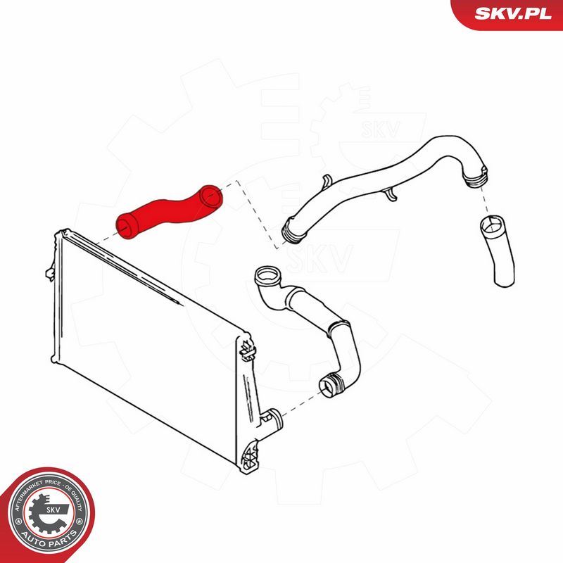 ESEN SKV 24SKV931 Charge Air Hose