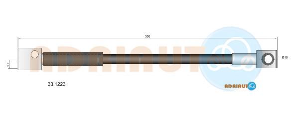 Гальмівний шланг, Adriauto 33.1223