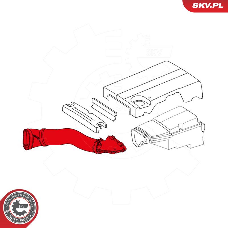 Õhutoru, õhufilter, ESEN SKV 43SKV912