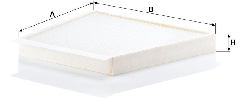 Filter, salongiõhk, MANN-FILTER CU 3172, 1