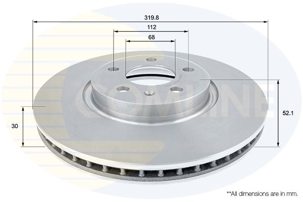 Гальмівний диск, Comline ADC2614V