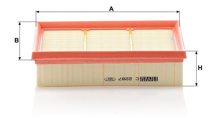 Õhufilter, MANN-FILTER C 2287
