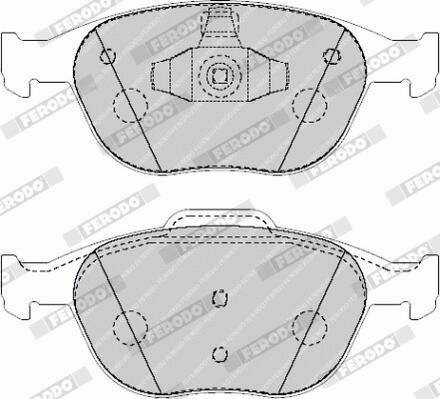 FERODO FVR1568 Brake Pad Set, disc brake