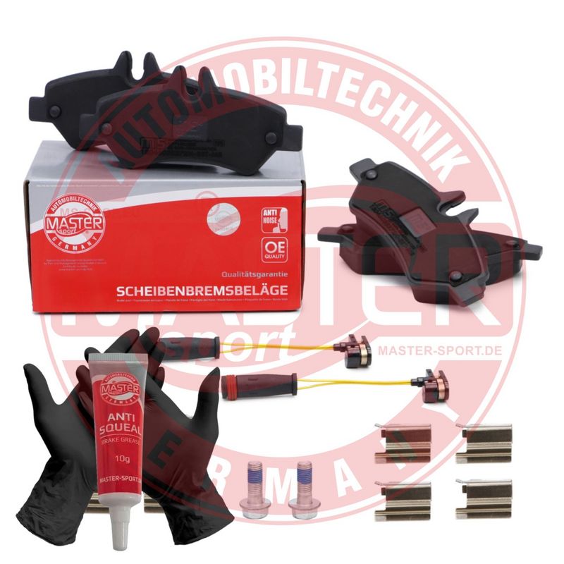set placute frana,frana disc MASTER SPORT 13046038372N-SET-MS