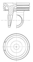 Product Image - Zuiger - 41758600 - KOLBENSCHMIDT