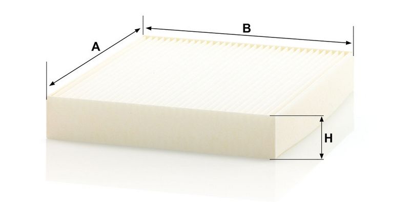 Filter, salongiõhk, MANN-FILTER CU 28 009