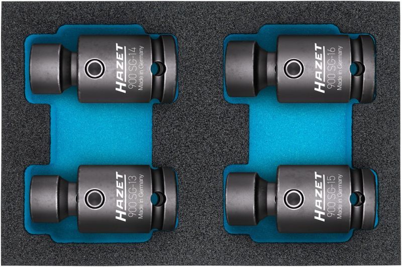 Set capete chei tubulare impact HAZET 900SG-1316/4