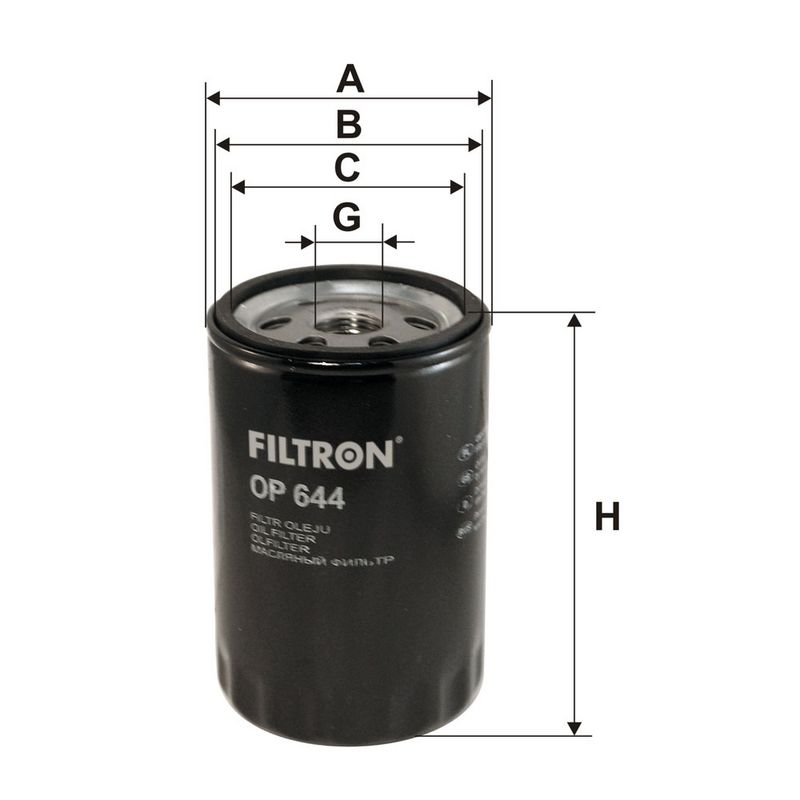 Õlifilter, FILTRON OP 644