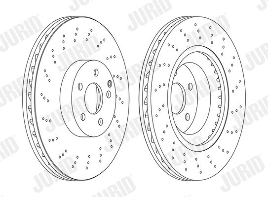 Гальмівний диск, Jurid 562678JC-1