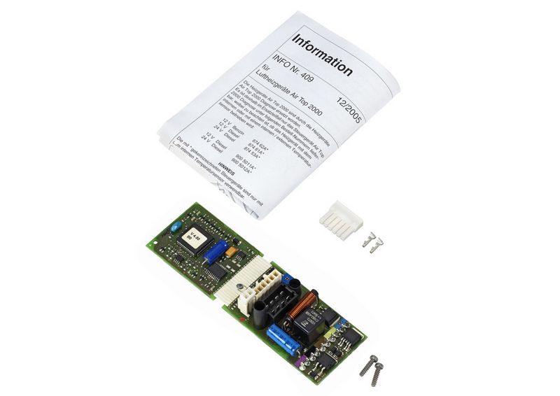 Product Vadības bloks, Autonomā apsilde WEBASTO 1322711A Image