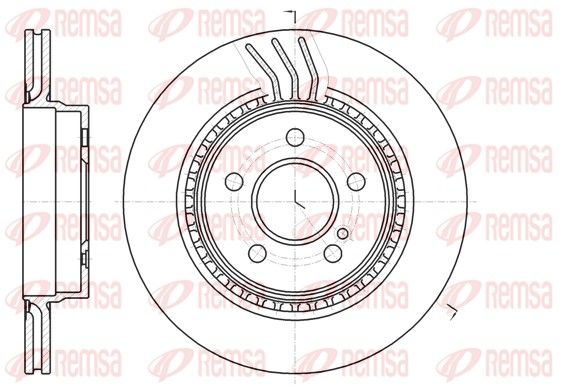 REMSA 61071.10 Гальмівний диск
