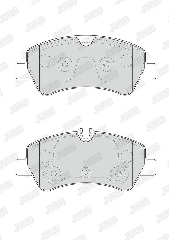 Sada brzdových destiček, kotoučová brzda 573434J